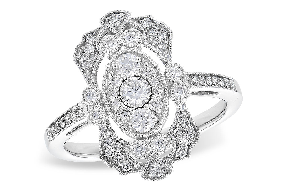 Allison Kaufman Diamond Ring in 14K White Gold, 0.50 ctw (D5854)