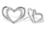 Allison Kaufman Diamond Earrings in 14K White Gold, 0.16 ctw