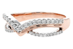 Allison Kaufman Diamond Band Enhancer in 14K Rose & White Gold, 0.30 ctw, alternate view