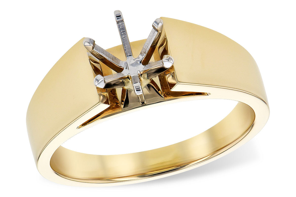 Allison Kaufman Engagement Ring Semi-Mount in 14K Yellow Gold (L7805)