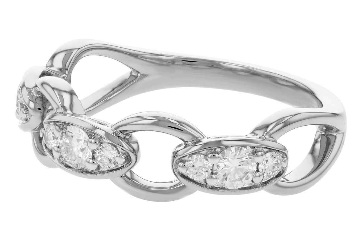 Allison Kaufman Diamond Wedding Band in 14K White Gold, 0.40 ctw (W2743), alternate view