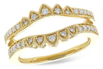 Allison Kaufman Diamond Ring Guard in 14K Yellow Gold, 0.25 ctw (W2405)