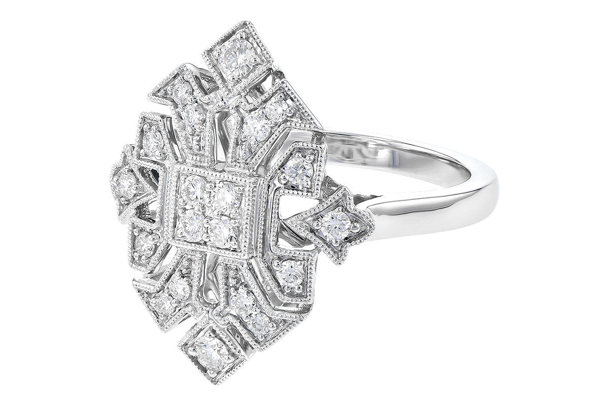 Allison Kaufman Diamond Ring in 14K White Gold, 0.40 ctw (D5852), alternate view