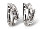 Allison Kaufman Diamond Earrings in 14K White Gold, 0.22 ctw