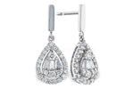 Allison Kaufman Diamond Earrings in 14K White Gold, 0.40 ctw
