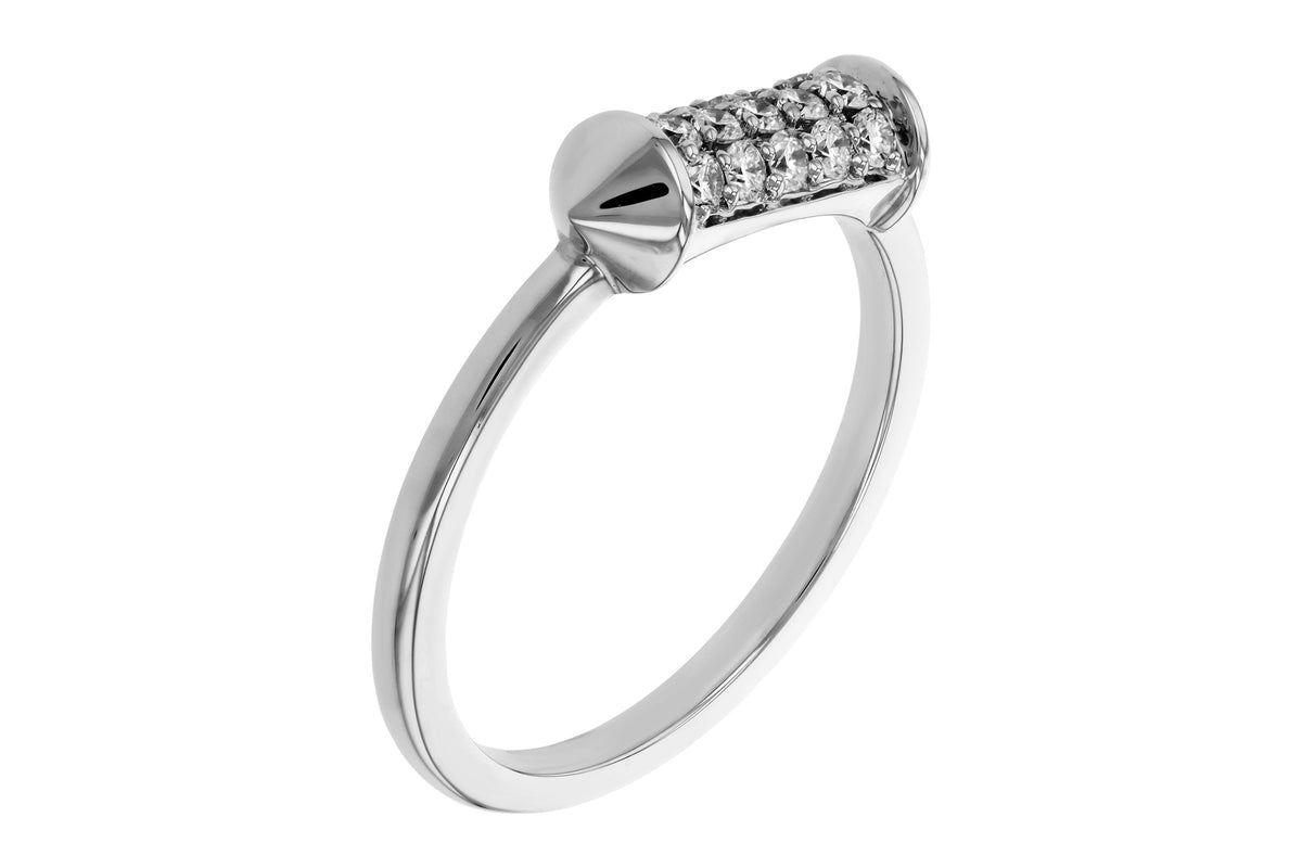 Allison Kaufman Diamond Ring in 14K White Gold, 0.26 ctw (D6106), alternate view