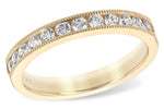 Allison Kaufman Diamond Wedding Band in 14K Yellow Gold, 0.50 ctw (WR829-50)