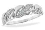 Allison Kaufman Diamond Wedding Band in 14K White Gold, 0.17 ctw (W2312)