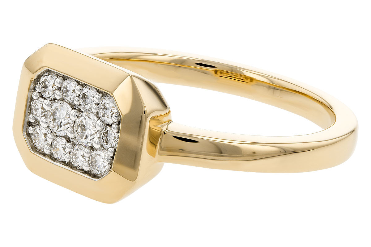 Allison Kaufman Diamond Ring in 14K Yellow Gold, 0.25 ctw (D6050), alternate view
