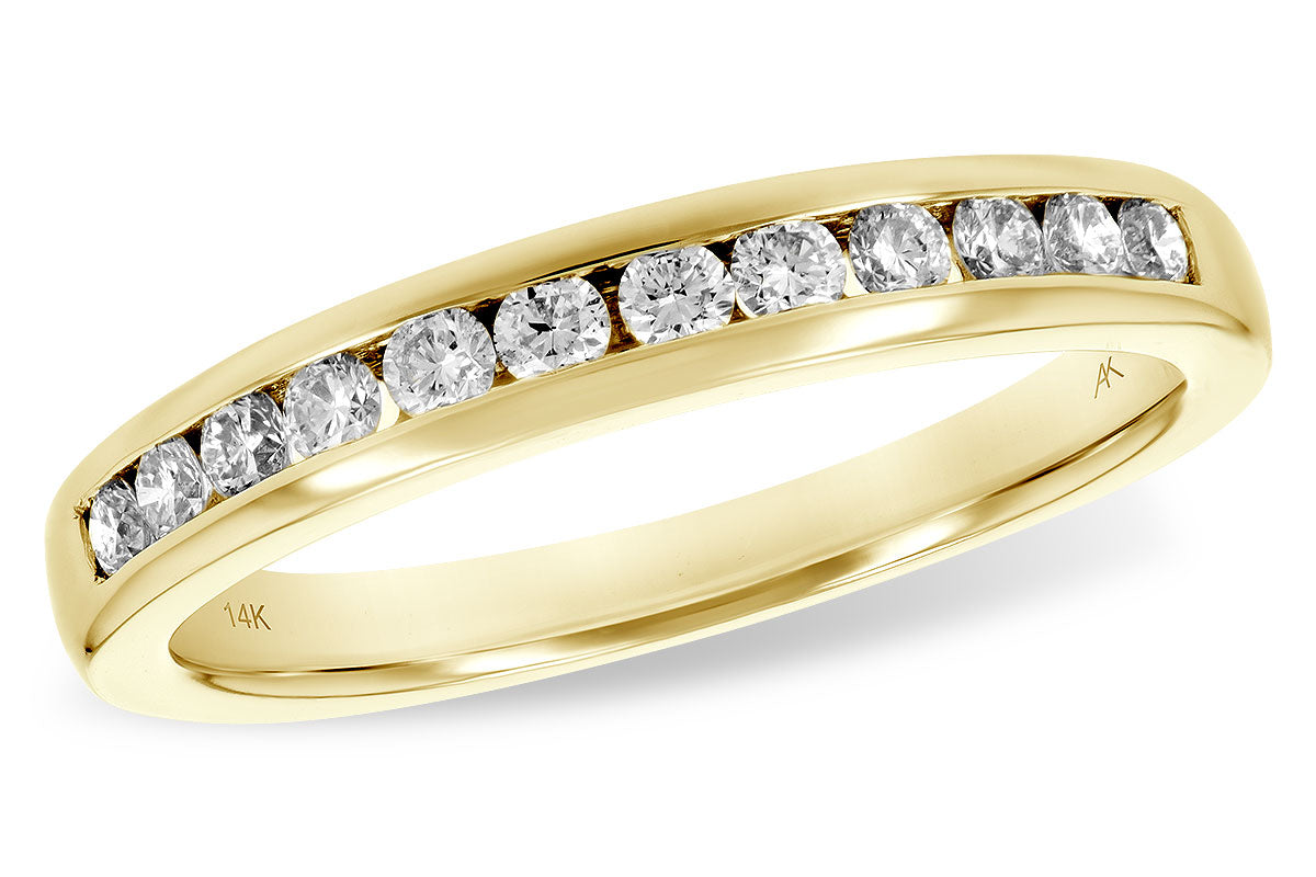 Allison Kaufman Diamond Wedding Band in 14K Yellow Gold, 0.33 ctw (WR828-33)