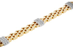 Allison Kaufman Diamond Bracelet in 14K Yellow & White Gold, 1.50 ctw, alternate view