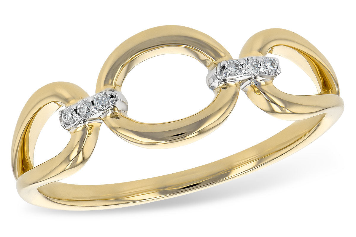 Allison Kaufman Diamond Ring in 14K Yellow Gold, 0.03 ctw