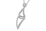 Allison Kaufman Diamond Necklace in 14K White Gold, 0.25 ctw (N7785), alternate view