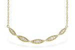 Allison Kaufman Diamond Necklace in 14K Yellow Gold, 0.25 ctw