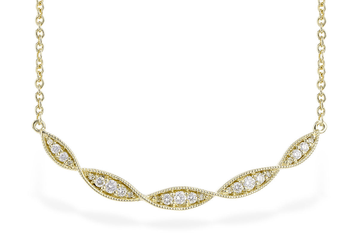 Allison Kaufman Diamond Necklace in 14K Yellow Gold, 0.25 ctw
