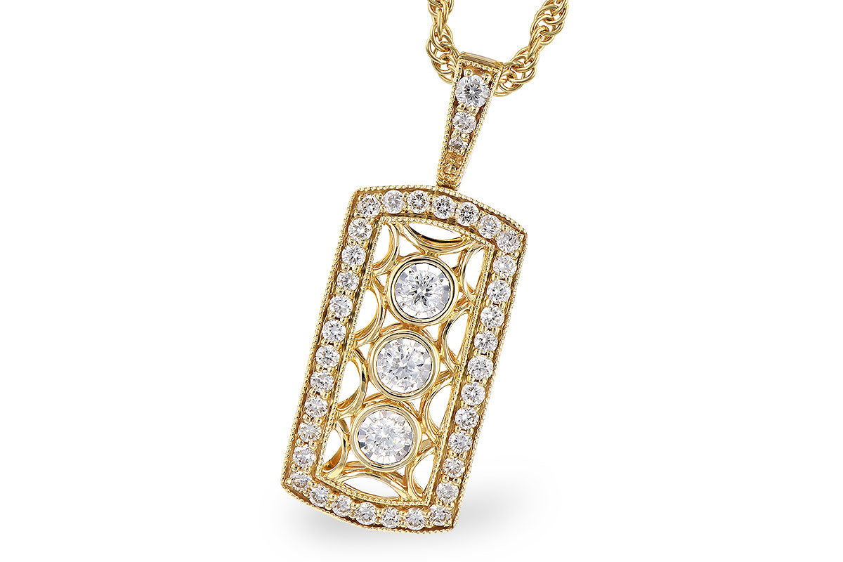 Allison Kaufman Diamond Necklace in 14K Yellow Gold, 0.40 ctw (N8283)