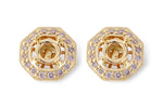 Allison Kaufman Diamond Earrings in 14K Yellow Gold, 0.20 ctw (E1296)
