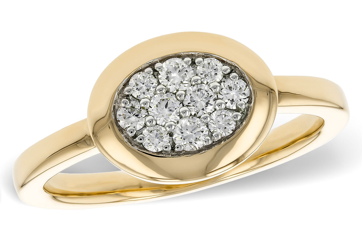 Allison Kaufman Diamond Ring in 14K Yellow Gold, 0.25 ctw (D6049)