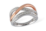 Allison Kaufman Diamond Wedding Band in 14K Two-Tone Gold, 0.36 ctw (W2047)