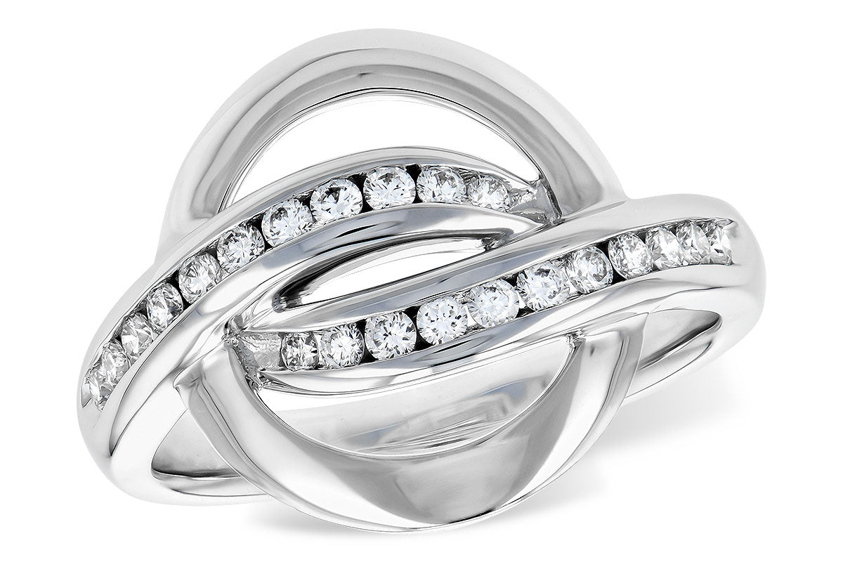 Allison Kaufman Diamond Ring in 14K White Gold, 0.33 ctw