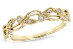 Allison Kaufman Diamond Wedding Band in 14K Yellow Gold, 0.06 ctw (W2362)