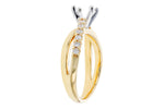 Allison Kaufman Diamond Wedding Band in 14K Yellow Gold, 0.32 ctw (L7833), alternate view
