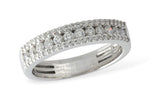 Allison Kaufman Diamond Wedding Band in 14K White Gold, 0.50 ctw (W2148)