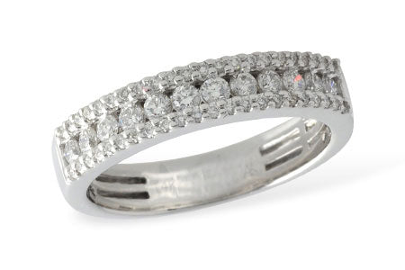 Allison Kaufman Diamond Wedding Band in 14K White Gold, 0.50 ctw (W2148)