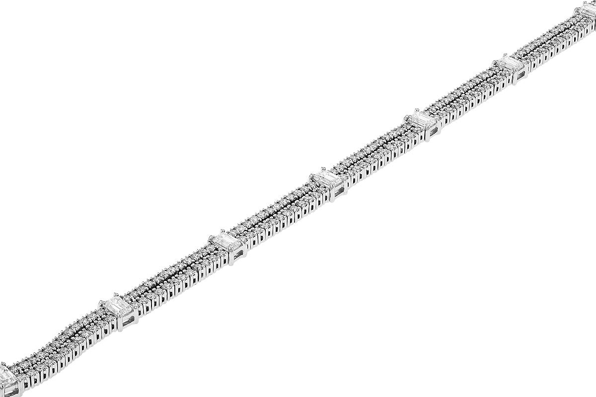 Allison Kaufman Diamond Bracelet in 14K White Gold, 3.62 ctw, alternate view