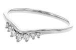 Allison Kaufman Diamond Band Enhancer in 14K White Gold, 0.12 ctw (W2560), alternate view