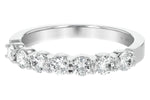 Allison Kaufman Diamond Wedding Band in 14K White Gold, 0.75 ctw (WR114-75), alternate view