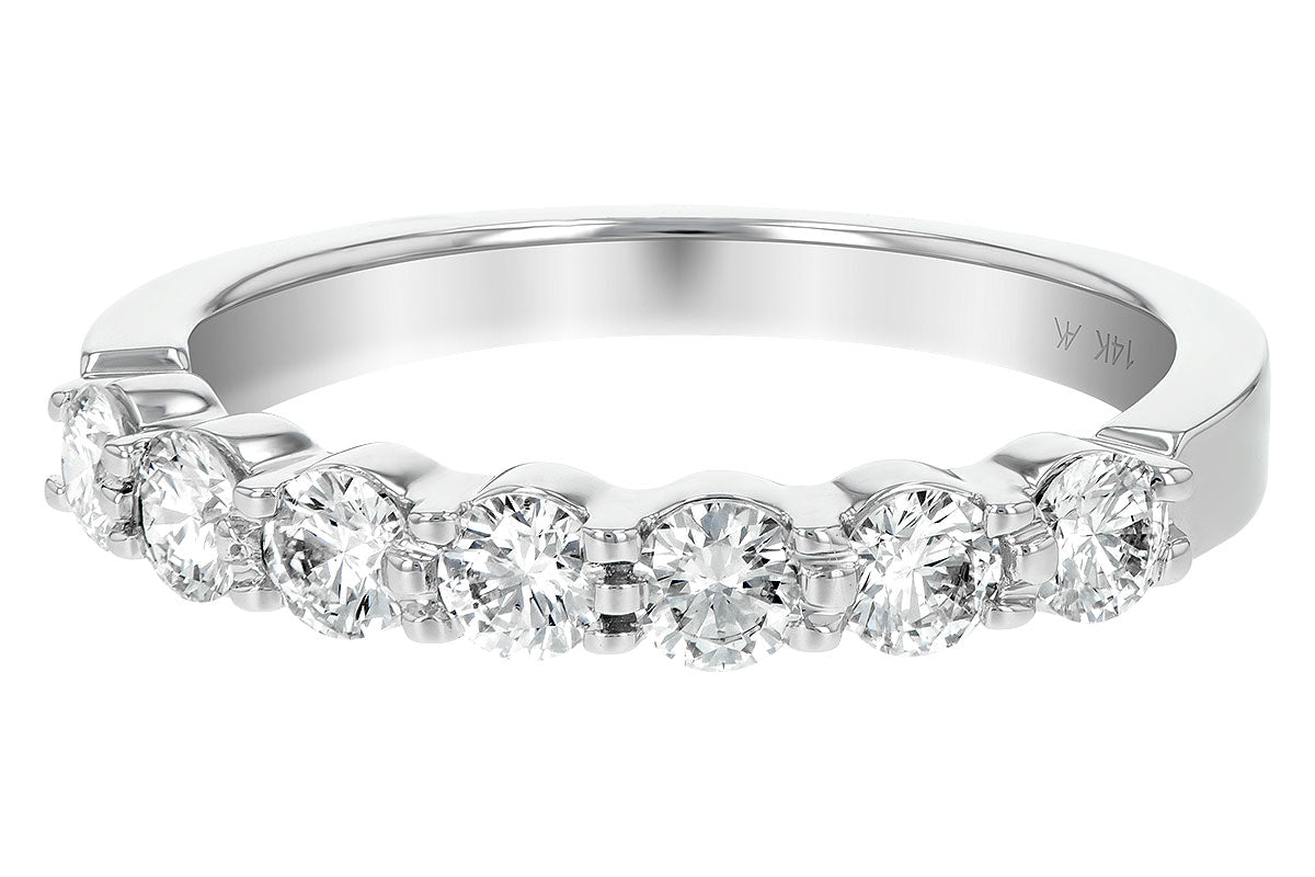 Allison Kaufman Diamond Wedding Band in 14K White Gold, 0.75 ctw (WR114-75), alternate view