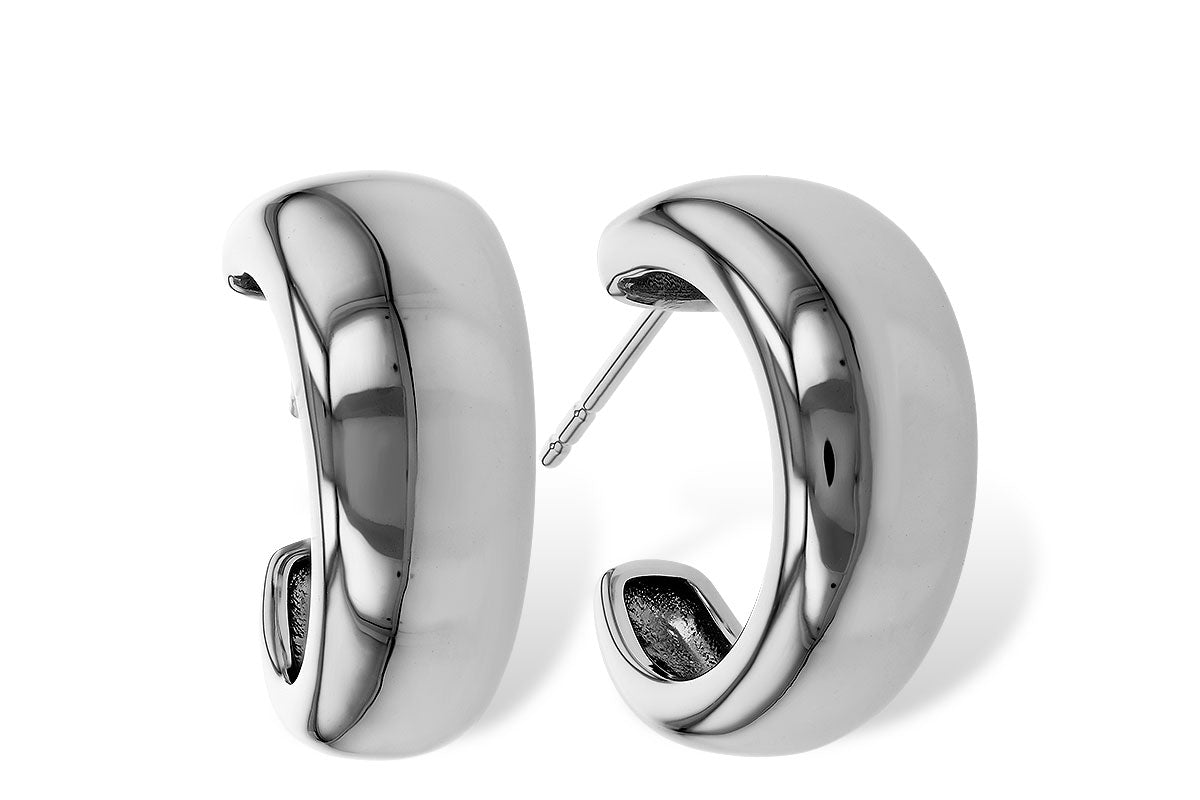 Allison Kaufman Gold Earrings in 14K White Gold (ER903-16M)