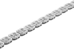 Allison Kaufman Baguette Diamond Bracelet in 14K White Gold, 1.70 ctw, alternate view