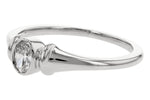 Allison Kaufman Fancy-Cut Diamond Ring in 14K White Gold, 0.23 ctw, alternate view