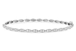 Allison Kaufman Diamond Bangle Bracelet in 14K White Gold, 0.73 ctw