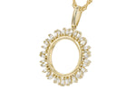 Allison Kaufman Diamond Necklace in 14K Yellow Gold, 0.20 ctw, alternate view