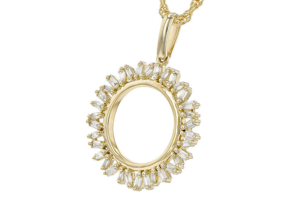 Allison Kaufman Diamond Necklace in 14K Yellow Gold, 0.20 ctw, alternate view