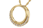 Allison Kaufman Diamond Necklace in 14K Yellow Gold, 0.20 ctw (N8678), alternate view