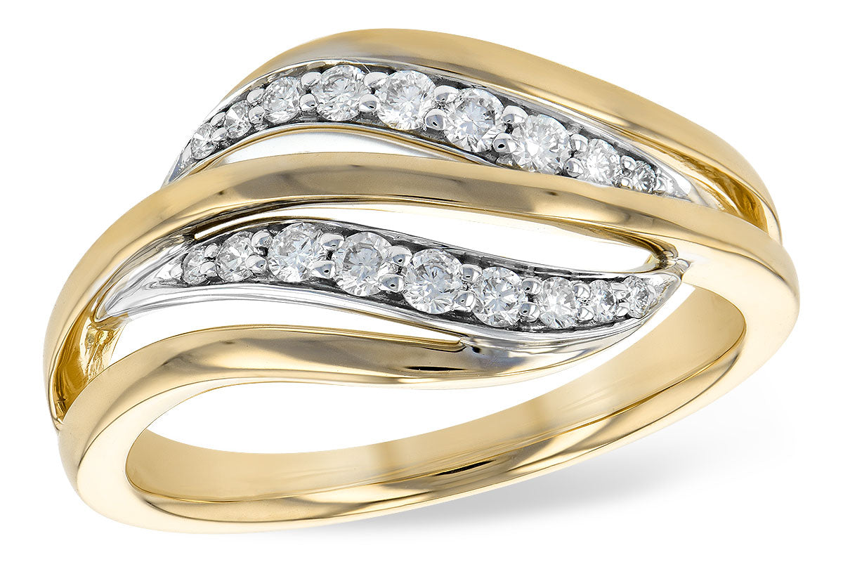 Allison Kaufman Diamond Ring in 14K Yellow Gold, 0.25 ctw (D5710)