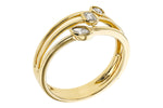 Allison Kaufman Fancy-Cut Diamond Ring in 14K Yellow Gold, 0.24 ctw, alternate view