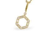 Allison Kaufman Baguette Diamond Necklace in 14K Yellow Gold, 0.35 ctw