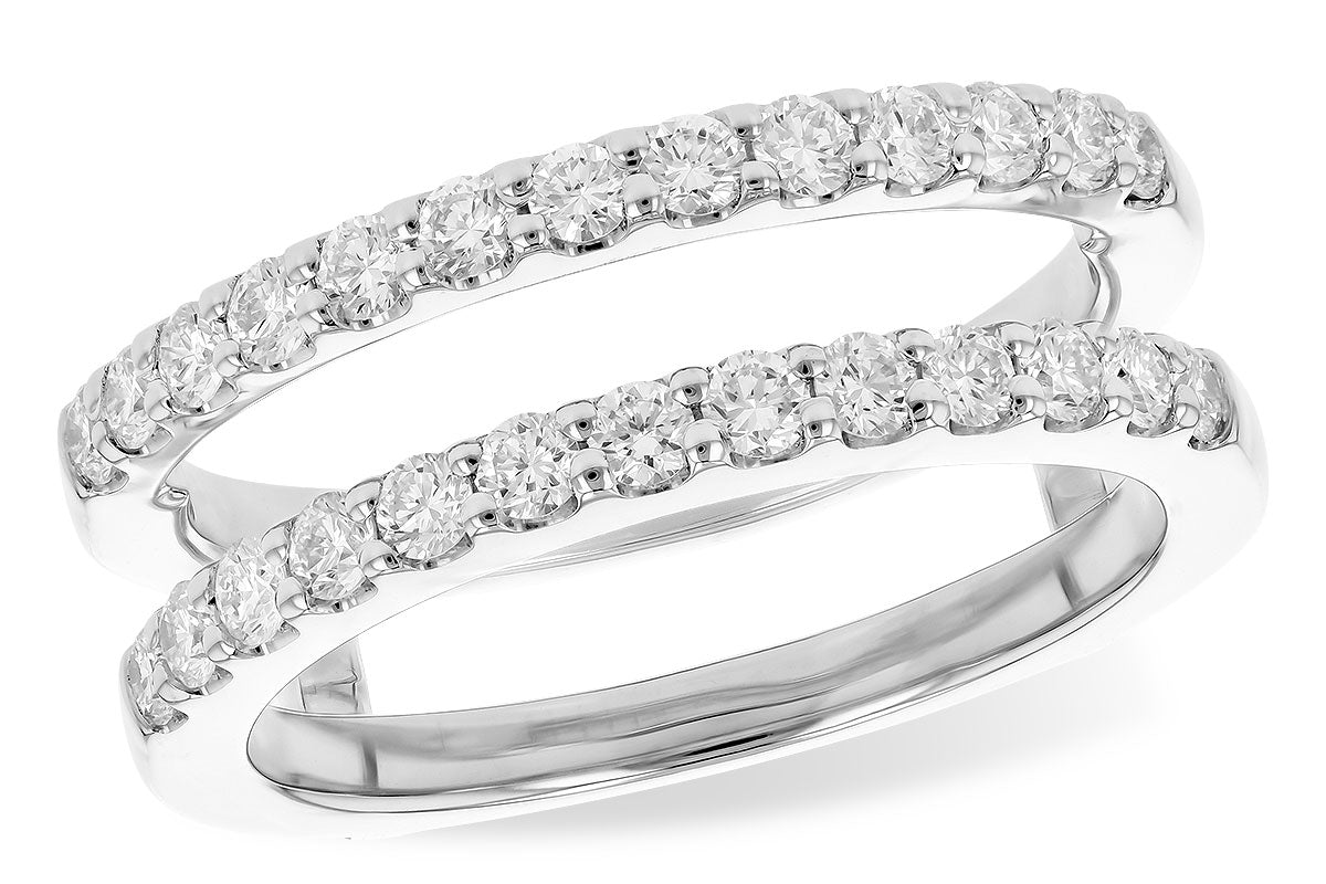Allison Kaufman Diamond Ring Guard in 14K White Gold, 0.75 ctw