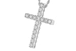 Allison Kaufman Diamond Necklace in 14K White Gold, 1.00 ctw (NR80-1), alternate view