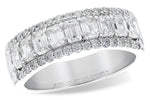 Allison Kaufman Diamond Wedding Band in 14K White Gold, 1.50 ctw (W2511)