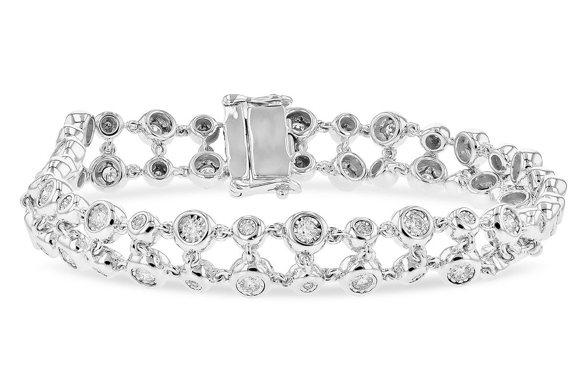 Allison Kaufman Diamond Bracelet in 14K White Gold, 1.33 ctw
