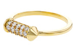 Allison Kaufman Diamond Ring in 14K Yellow Gold, 0.26 ctw (D6106), alternate view