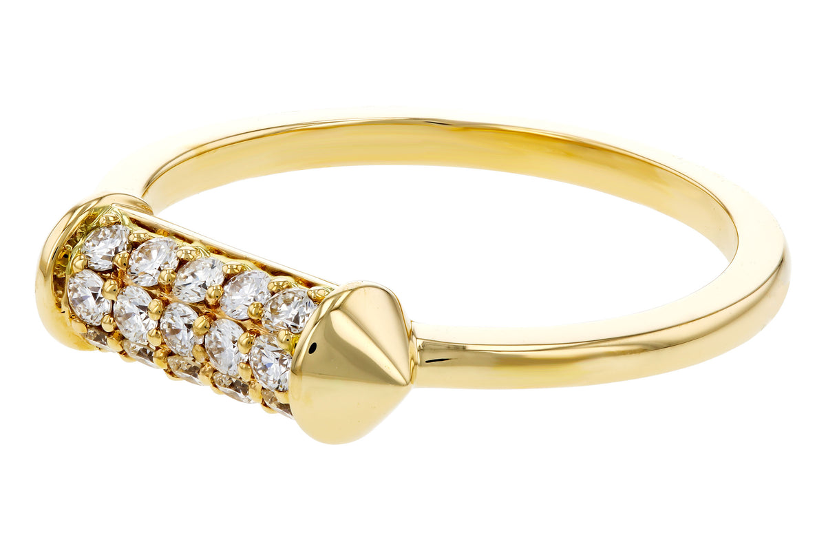 Allison Kaufman Diamond Ring in 14K Yellow Gold, 0.26 ctw (D6106), alternate view