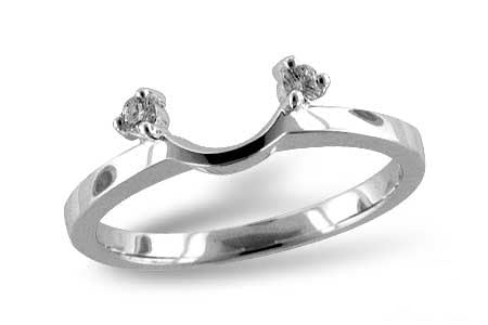 Allison Kaufman Diamond Band Enhancer in 14K White Gold, 0.07 ctw