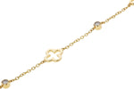 Allison Kaufman Diamond Bracelet in 14K Yellow Gold, 0.06 ctw, alternate view